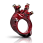 Gregory Larin 'hearts' ring: 