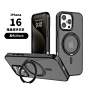 适用于苹果16旋转支架手机壳亚马逊新款iphone15promax磁吸手机套