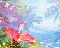 梦幻CG背景花卉宽屏壁纸桌面壁纸4
