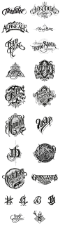 Hand-drawn logotypes, marks, and custom letterings by Martin Schmetzer. Martin Schmetzer is a Stockholm, Sweden based artist and graphic designer focusing: 