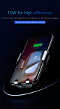US $16.36 44% di SCONTO|Baseus Qi Wireless Caricabatteria Da Auto Per iPhone Xs Max X 10 w Veloce Auto Senza Fili di Ricarica Supporto Per Xiao mi mi 9 mi x 3 2 s samsung S10 S9 in Baseus Qi Wireless Caricabatteria Da Auto Per iPhone Xs Max X 10 w Veloce 