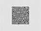 LOST (?) (?) (...) icon design identity vector illustration experience journey core perspective navigate life trap logo dribbbleshot illustration typography lost maze