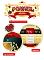 Power Jackpot - glossy and shiny HTML theme : We’d like to present you a shiny, glossy, sparkly, creative and fun html/css template. The design is inspiered by online gaming sites but can be used for presenting any other type of fabulous conte...