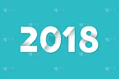 2018,新年前夕,贺卡,事件,文字,信函,设计,问候,庆祝,装饰
