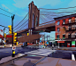 Virtual plein air/ Brooklyn , Michal Sawtyruk : Virtual plein air/ Brooklyn  by Michal Sawtyruk on ArtStation.
