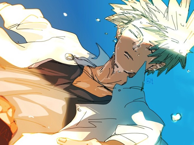 #爆豪胜己# 
生日快乐！My King...