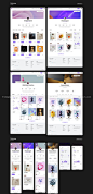 NFT市场app应用套件网页网站ui界面设计figma组件排版设计源文件下载_颜格视觉