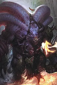 CG游戏资料 奇幻生物插画集（怪兽）人物壁纸场景设定集原画集