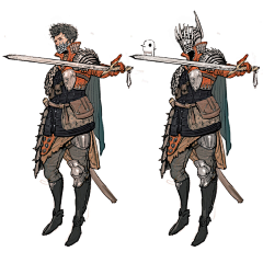 送子观音老王采集到说韩不日的画风