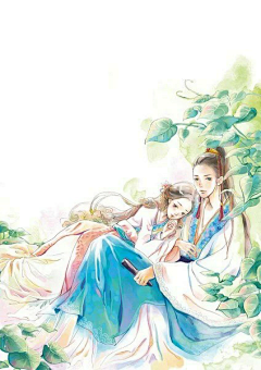 好孩子乖乖！采集到素材√小说封面√古风情侣