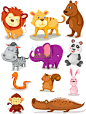 卡通动物形象 - 素材中国16素材网