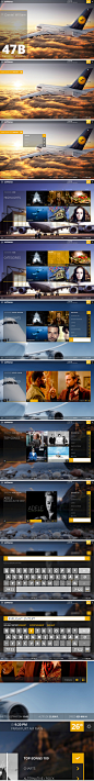 Full_ui_preview  汉莎航空飞行娱乐系统 嵌入式系统界面设计