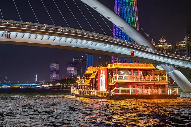 珠江夜游图片—正版珠江夜游图片_高清珠江夜游图片购买、下载-视觉中国vcg.com-花瓣网
