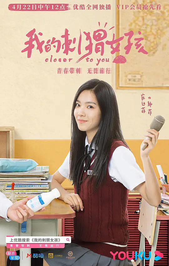 我的刺猬女孩海报