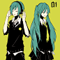 Tags: Anime, Fanart, Hatsune Miku, Vocaloid, Pixiv