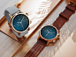 Moto360 : The new Moto 360 is a beautiful, stainless steel timepiece that curates notifications to fit your lifestyle. Get updates, not interruptions. The stainless steel curved case with rotating crown and customizable action button mimic the haptic expe