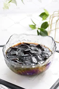 美食系列写实中国川味传统特色风味小吃冰粉