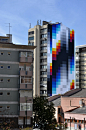 Chromatic Murals by Felipe Pantone : Mesmerizing street art by Argentinian artist Felipe Pantone.

"His tag 