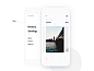 Travel App giff app ranking event animation ios minimal ui travel user experience interface ux