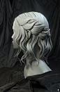Emilia, Jekabs Jaunarajs : Hair sculpting practice