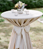 StyleMePretty - Outdoor Cocktail Table: 