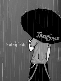 我在雨中等你回来动态唯美落寞壁纸下载_游戏狗手机壁纸