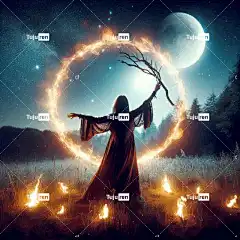 Ai产生的 萨满 巫婆 火 仪式 萨满教 魔法 治愈者 幻想