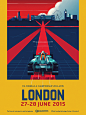 Formula E Championship Posters : I worked on the the illustrations for the Qualcomm Posters of the FIA Formula E Championship 2014-2015. The design direction was to use the country’s flag as the starting point for each poster. The flag elements are presen