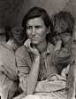 The History Place - Dorothea Lange Photo Gallery: Toll of Uncertainty: Destitute Pea Pickers