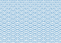 传统中式日式波纹青海波花纹矢量图素材
