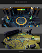 Battle arenas, David Fortin : Battle arena concepts done for a mobile game.