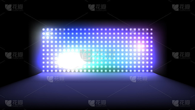 发光LED投影面板