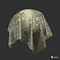 50种C4D布料面料绸缎丝绸亚麻地毯迷彩等Octane材质预设贴图Octane Fabric Materials