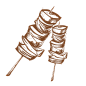 烧烤烤串 免费插画元素
