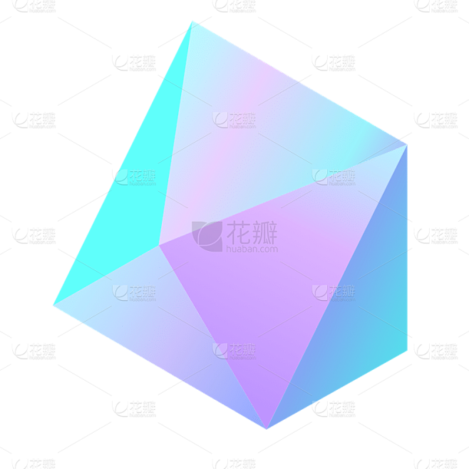 3D-渐变立体几何贴纸SVG-4