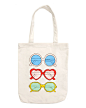 sunnies canvas tote