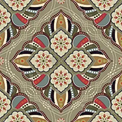 洋葱花,四方连续纹样,华丽的,国内著名景点,几何形状,纺织品,壁纸,墨西哥,植物群