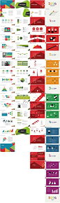 多边形商务提案报告计划总结PPT模板合集4套70页