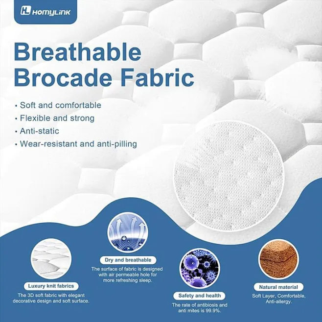 Pebble Pique Matelasse Organic Cotton Knit Mattress Protector Best Seller