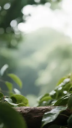 绿色背景，叶子，海报背景，APP背景，森林背景，天然背景，夏天背景，虚化绿色背景@♥⺌恋蝶︶ㄣ设计