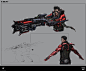 Twinblast concept, Herman Ng : Paragon character twinblast concept and ability design, Kevin Lanning is his modeler