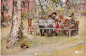 瑞典乡村现实主义水彩画家Carl Larsson作品