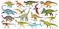 点击图片下载源文件（访问密码：请看画板描述）恐龙 卡通 插画 插图 侏罗纪世界 恐龙插画