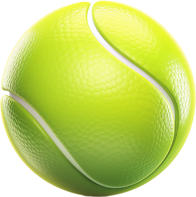 网球，C4d，Ai绘画圈，运动球图标