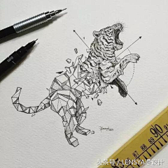 呦哟采集到黑白画