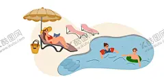 夏季人物清凉一夏促销 【酷图网】夏天,泳装,人物,夏季,夏日,海边,度假,休闲,晒太阳,美女,女人,清凉一夏,促销,你好夏天,夏令营,清凉夏日,夏季海报,水上世界,水上乐园,游泳,游泳池,游泳馆,游泳培训,游泳圈,运动,游泳班,主题,游泳人物,卡通,日光浴,海滩,沙滩,插画,插图,素材,元素,矢量,手绘,暑假,男人,沙滩椅,躺椅