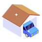 Garage Generic Isometric icon