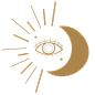金色质感阳光欧式太阳月亮星星元素形状图案抽象AI矢量插画素材