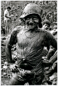 Serra Pelada, Brazil : Portrait of a gold miner at the open-pit gold mine at Serra Pelada, Brazil. garimpeiros - prospectors.