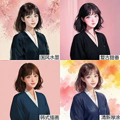 青丝李太白采集到AI头像系列